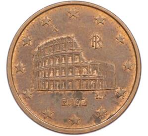5 евроцентов 2002 года Италия — Фото №1