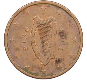 5 евроцентов 2002 года Ирландия — Фото №1