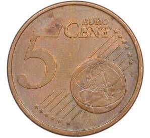 5 евроцентов 2002 года Ирландия — Фото №2