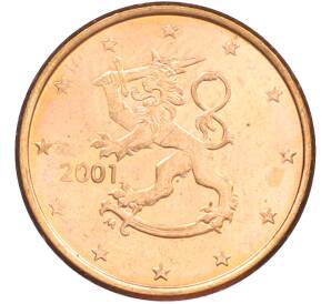5 евроцентов 2001 года Финляндия — Фото №1
