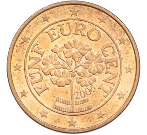 5 евроцентов 2005 года Австрия — Фото №1