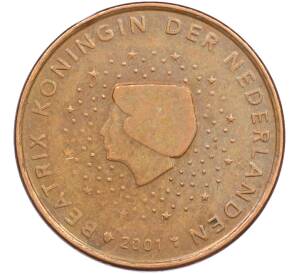 5 евроцентов 2001 года Нидерланды — Фото №1