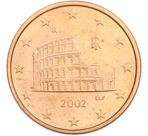 5 евроцентов 2002 года Италия — Фото №1