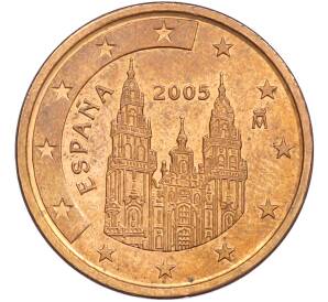 5 евроцентов 2005 года Испания — Фото №1