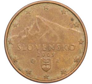 5 евроцентов 2009 года Словакия — Фото №1