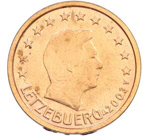 2 евроцента 2003 года Люксембург — Фото №1
