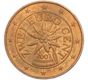 2 евроцента 2002 года Австрия — Фото №1