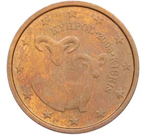 2 евроцента 2008 года Кипр — Фото №1