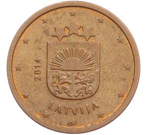 2 евроцента 2014 года Латвия — Фото №1
