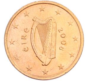 2 евроцента 2008 года Ирландия — Фото №1