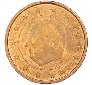 2 евроцента 2000 года Бельгия — Фото №1