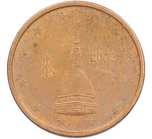 2 евроцента 2002 года Италия — Фото №1