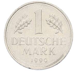 1 марка 1990 года J Западная Германия (ФРГ) — Фото №1
