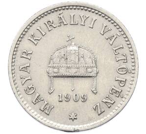 10 филлеров 1909 года Венгрия — Фото №1