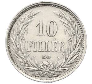 10 филлеров 1909 года Венгрия — Фото №2