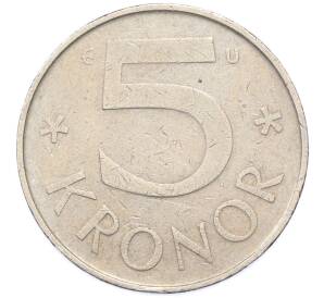 5 крон 1982 года Швеция — Фото №2