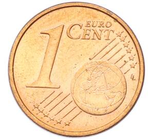 1 евроцент 2004 года Италия — Фото №2