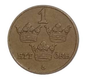 1 эре 1950 года Швеция — Фото №2