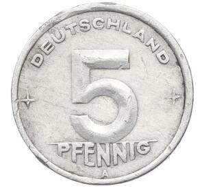 5 пфеннигов 1949 года A Восточная Германия (ГДР) — Фото №2
