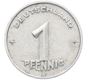 1 пфенниг 1949 года A Восточная Германия (ГДР) — Фото №2