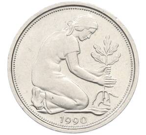 50 пфеннигов 1990 года A Западная Германия (ФРГ) — Фото №1