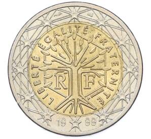 2 евро 1999 года Франция — Фото №1