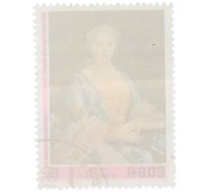 Почтовая марка 12 сентаво 1976 года Куба «Портрет женщины (Луи-Мишель ван Лоо)» — Фото №2