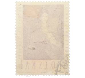 Почтовая марка 1 злотый 1959 года Польша «Портрет госпожи де Романе (Генрик Родаковский)» — Фото №2