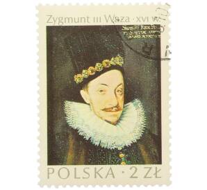 Почтовая марка 2 злотых 1974 года Польша «Портретом короля Сигизмунда III Вазы (Мартина Кобер)» — Фото №1