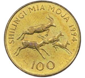 100 шиллингов 1994 года Танзания — Фото №1
