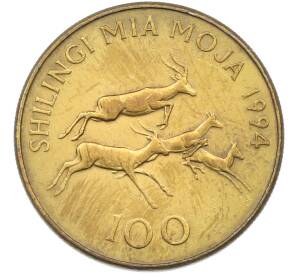 100 шиллингов 1994 года Танзания — Фото №1