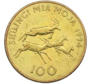 100 шиллингов 1994 года Танзания — Фото №1