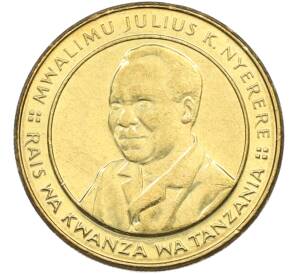 100 шиллингов 2012 года Танзания — Фото №2