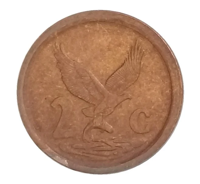Монета 2 цента 1991 года ЮАР (Артикул M2-34727)