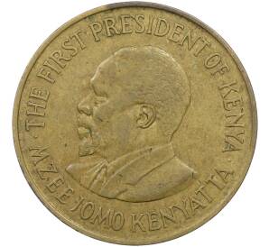 10 центов 1969 года Кения — Фото №2