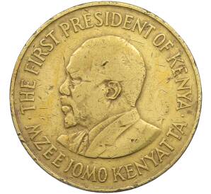 10 центов 1971 года Кения — Фото №2