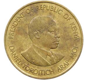 10 центов 1991 года Кения — Фото №2