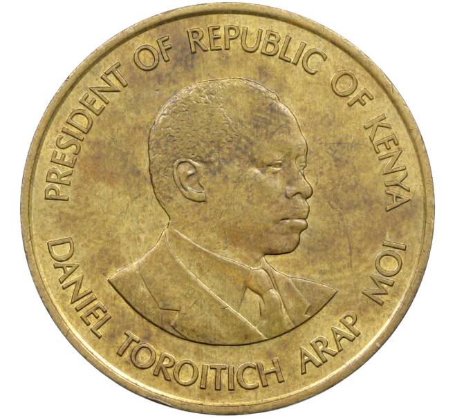Монета 10 центов 1991 года Кения (Артикул: K12-78368) — Фото №2