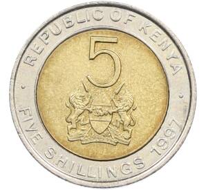 5 шиллингов 1997 года Кения — Фото №1