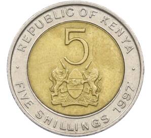 5 шиллингов 1997 года Кения — Фото №1