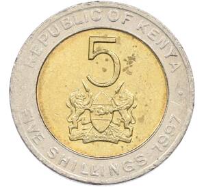 5 шиллингов 1997 года Кения — Фото №1
