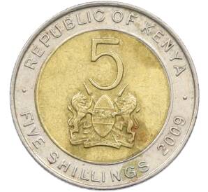 5 шиллингов 2009 года Кения — Фото №1