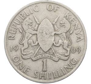 1 шиллинг 1969 года Кения — Фото №1
