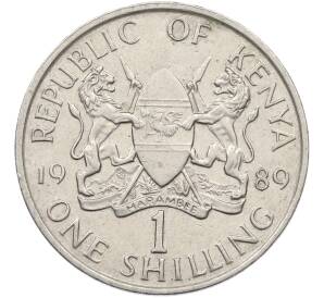 1 шиллинг 1989 года Кения — Фото №1