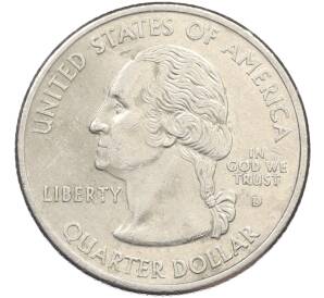 1/4 доллара (25 центов) 2002 года D США «Штаты и территории — Луизиана» — Фото №2