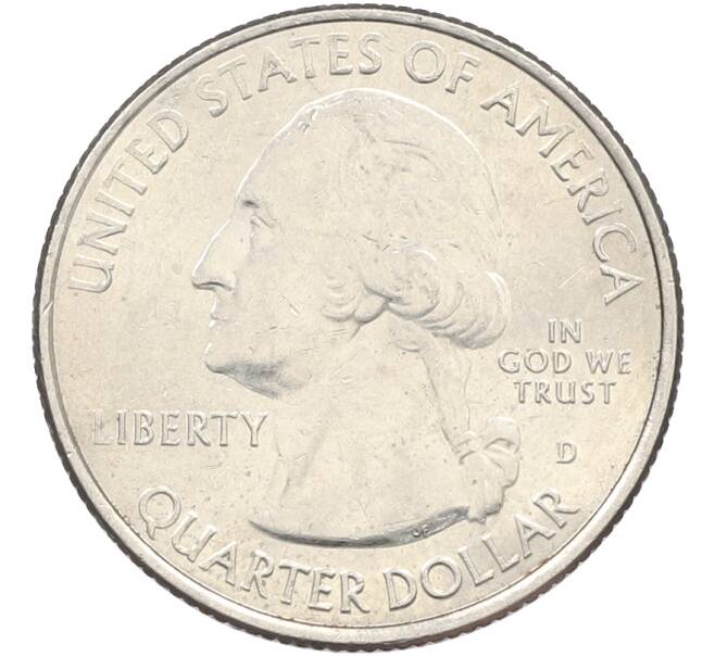 Монета 1/4 доллара (25 центов) 2014 года D США «Национальные парки — №24 Национальный парк Грейт-Санд-Дьюнс» (Артикул: K12-78464) — Фото №2