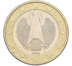 1 евро 2002 года D Германия — Фото №1