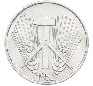 1 пфенниг 1952 года A Восточная Германия (ГДР) — Фото №1