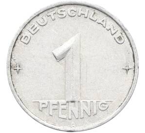 1 пфенниг 1952 года A Восточная Германия (ГДР) — Фото №2