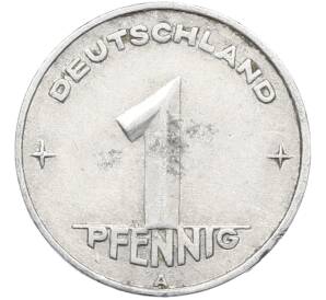 1 пфенниг 1949 года A Восточная Германия (ГДР) — Фото №2